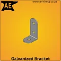 Angle galvanized bracket (1x2 Hole) | Anvil Engineering
