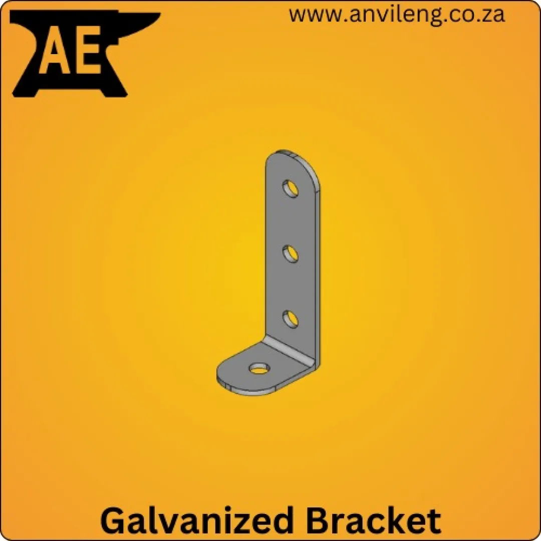 Angle galvanized bracket (1x3 Hole) | Anvil Engineering