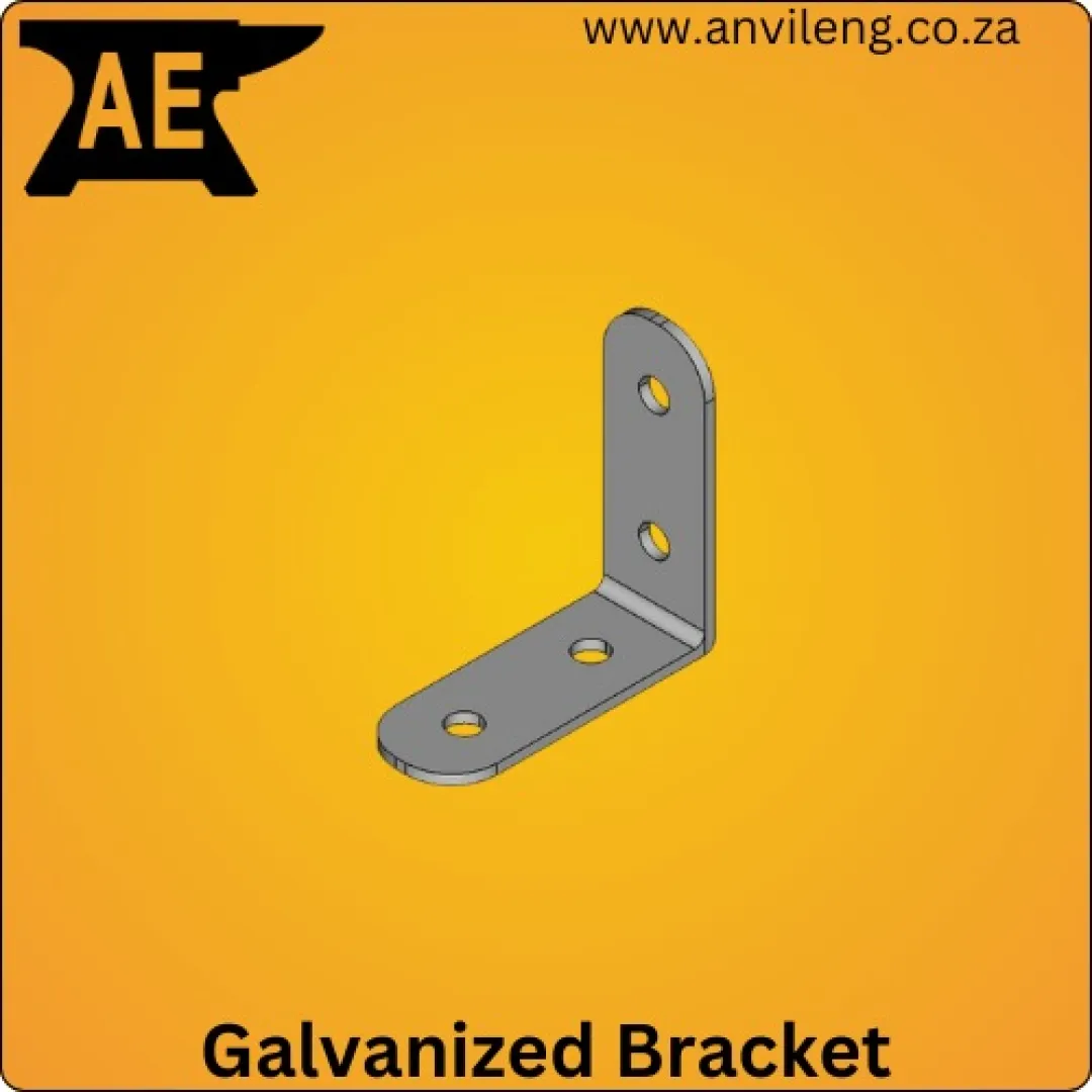 Angle galvanized bracket (2x2 Hole) | Anvil Engineering