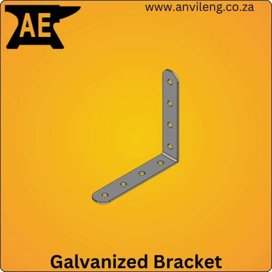 Angle galvanized bracket (4x4 Hole) | Anvil Engineering