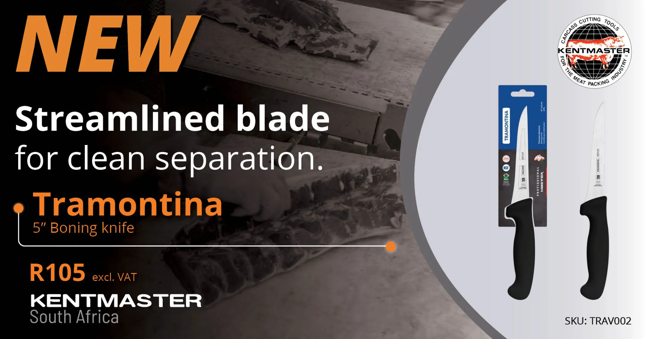 NEW | Tramontina 5″ (13cm) Boning knife | Kentmaster