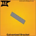 Flat Galvanized Double Row Brackets (14 Holes) | Anvil Engineering
