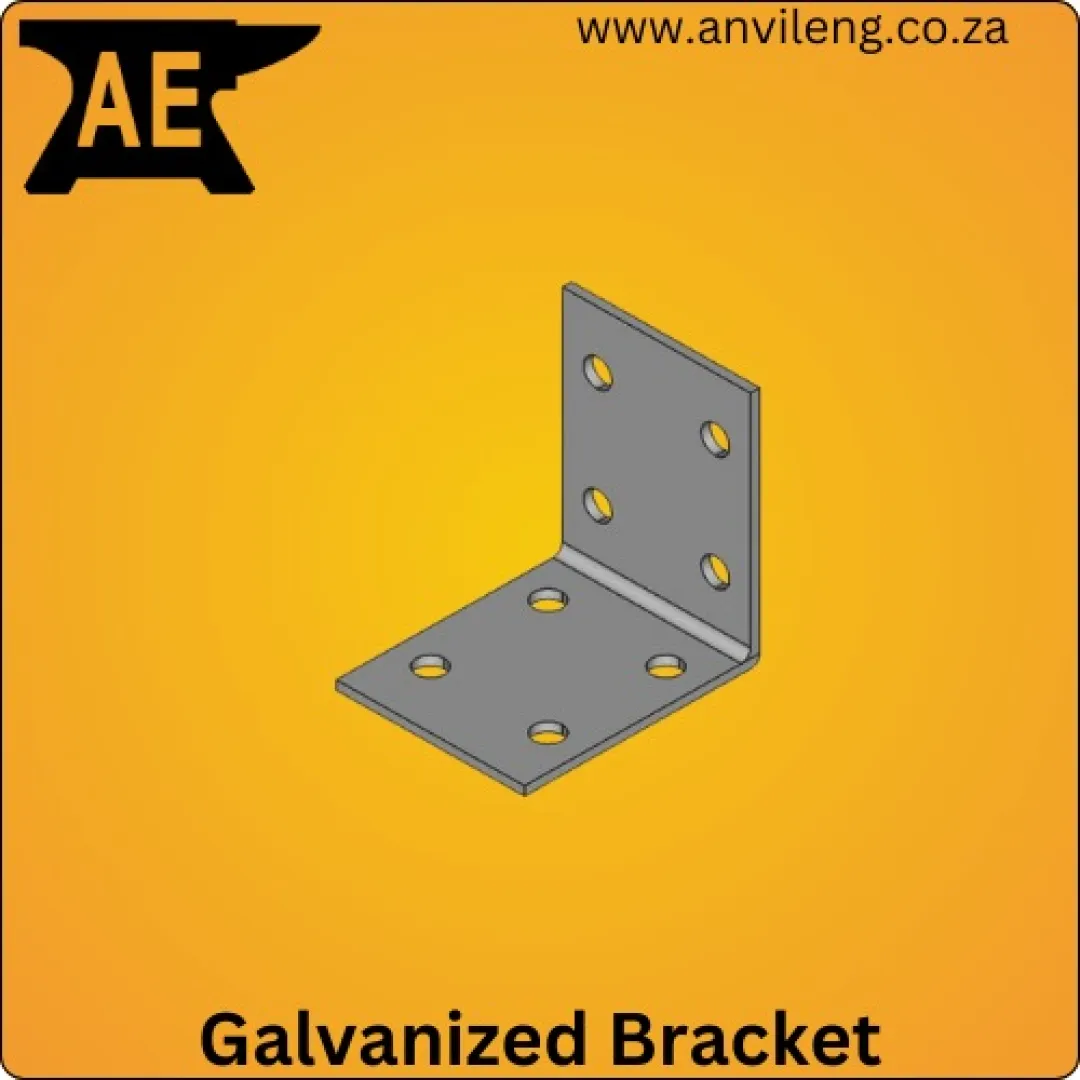 Angle Galvanized Double Row Brackets (4x4 Holes) | Anvil Engineering