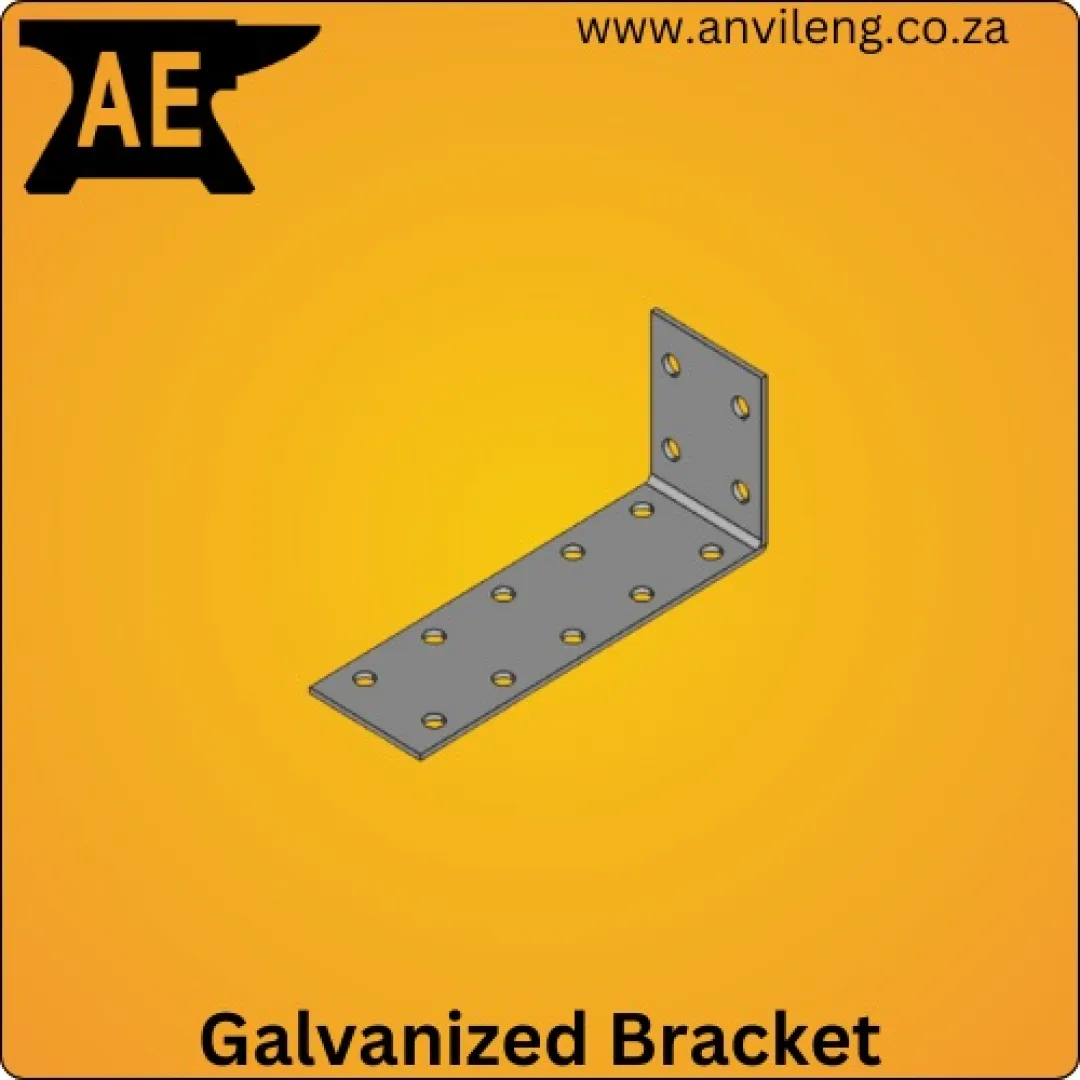 Angle Galvanized Double Row Brackets (10x4 Holes) | Anvil Engineering