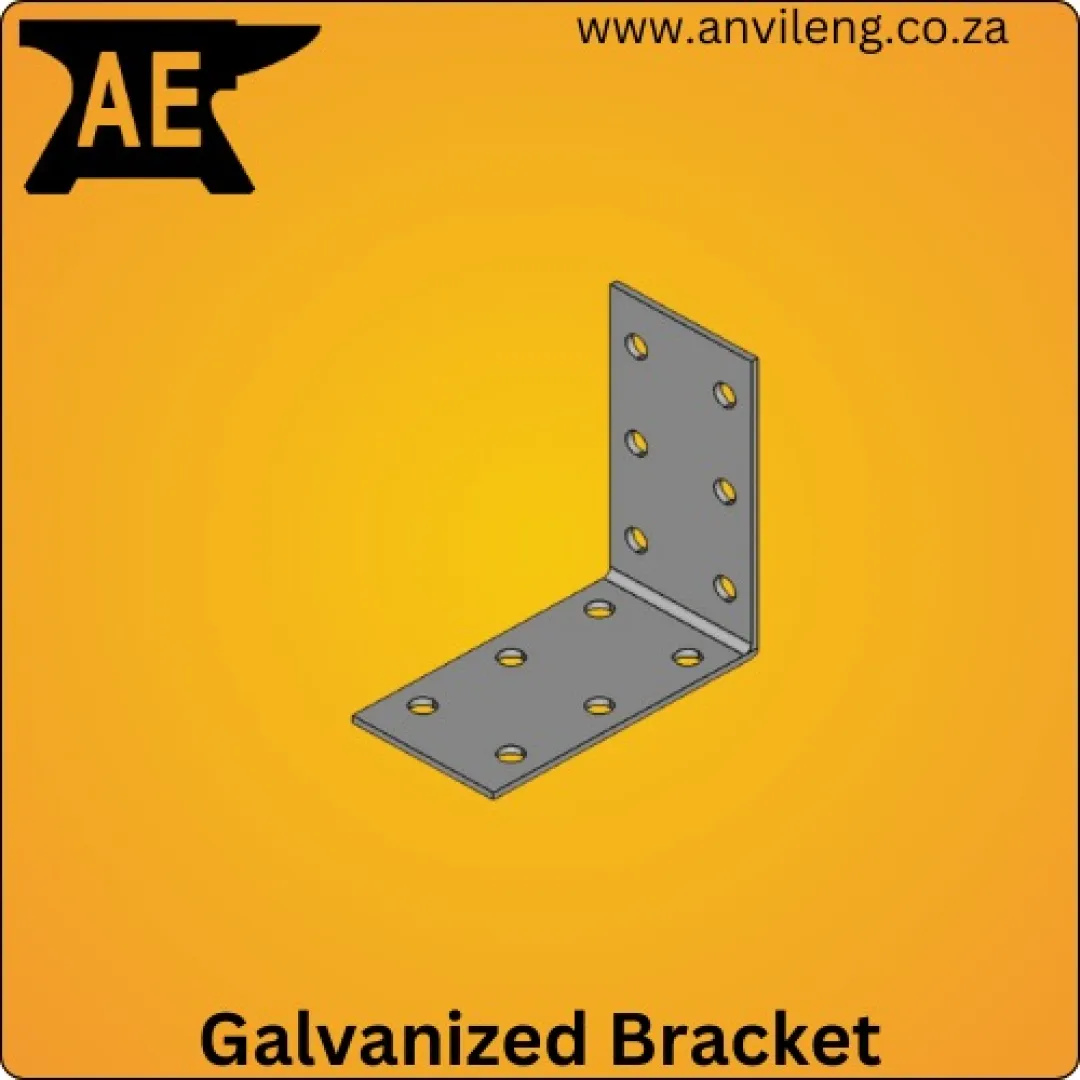 Angle Galvanized Double Row Brackets (6x6 Holes) | Anvil Engineering