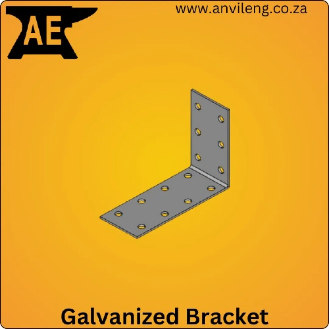 Angle Galvanized Double Row Brackets (8x6 Holes) | Anvil Engineering