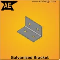 Equal Angle Galvanised Double Row Brackets (2x2 Holes) | Anvil Engineering