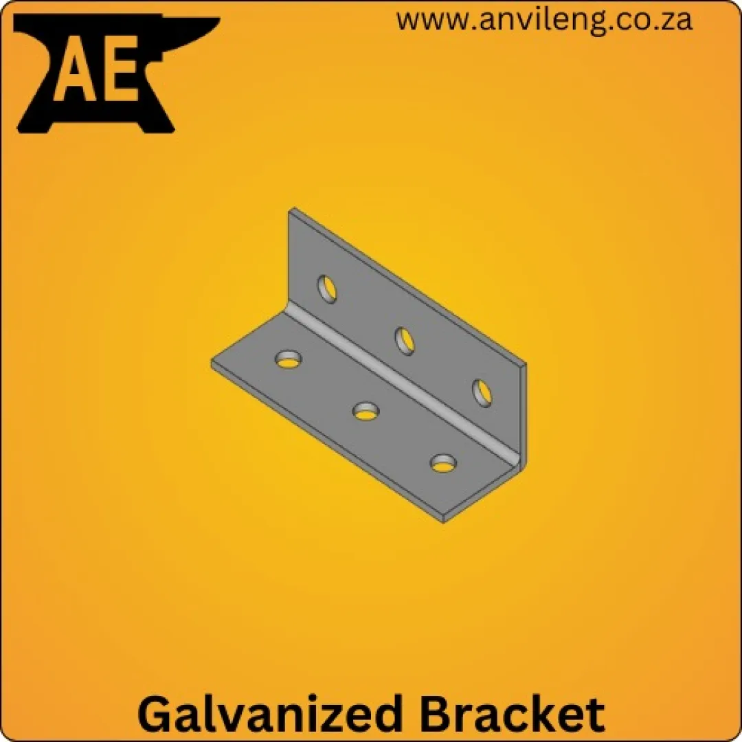 Equal Angle Galvanised Double Row Brackets (3x3 Holes) | Anvil Engineering