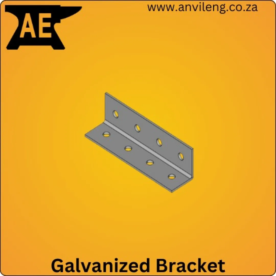 Equal Angle Galvanised Double Row Brackets (4x4 Holes) | Anvil Engineering