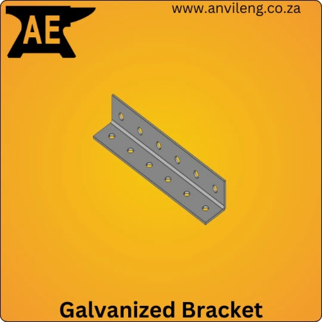 Equal Angle Galvanised Double Row Brackets (6x6 Holes) | Anvil Engineering