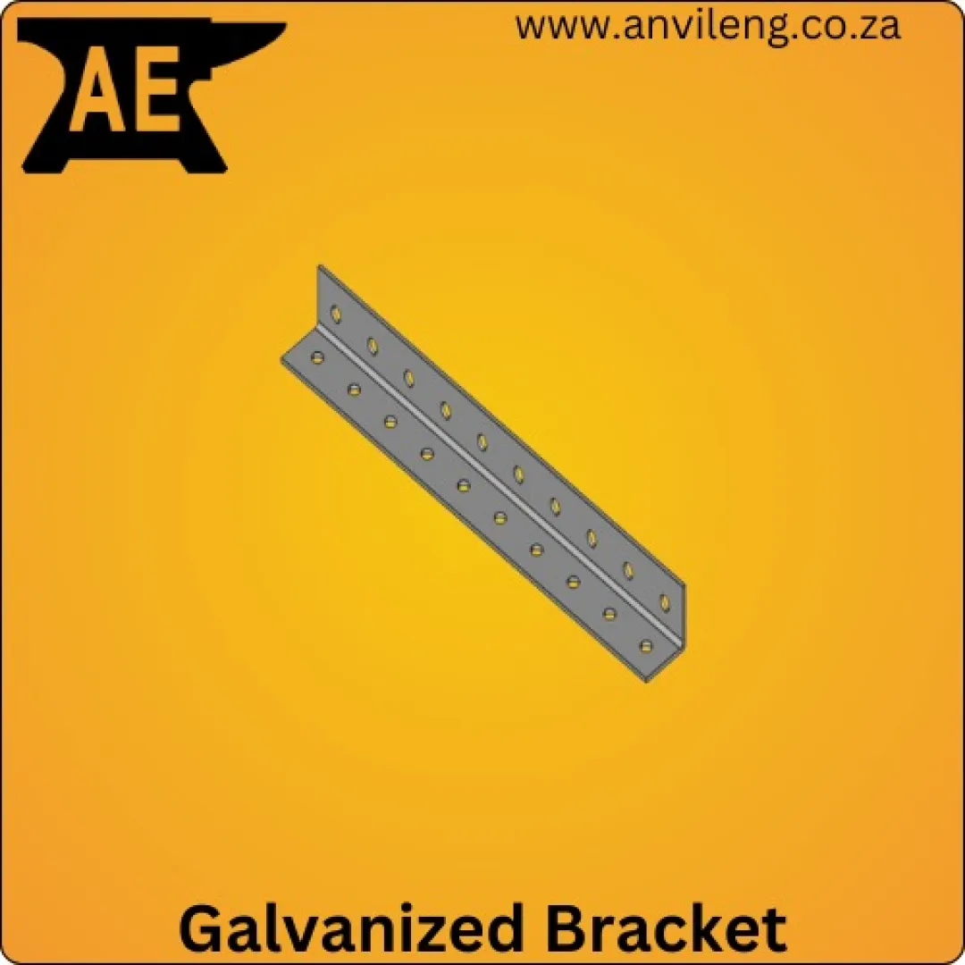 Equal Angle Galvanised Double Row Brackets (10x10 Holes) | Anvil Engineering