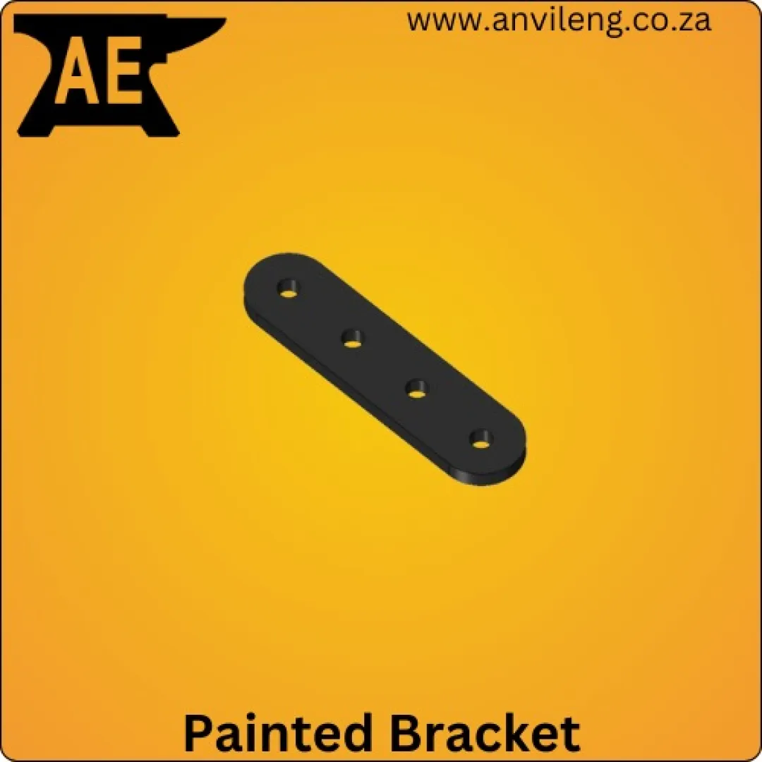 Flat painted bracket (4 Holes) | Anvil Engineering