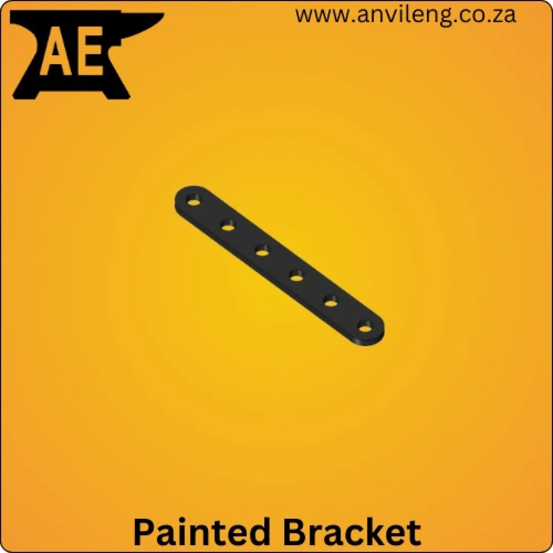 Flat painted bracket (6 Holes) | Anvil Engineering