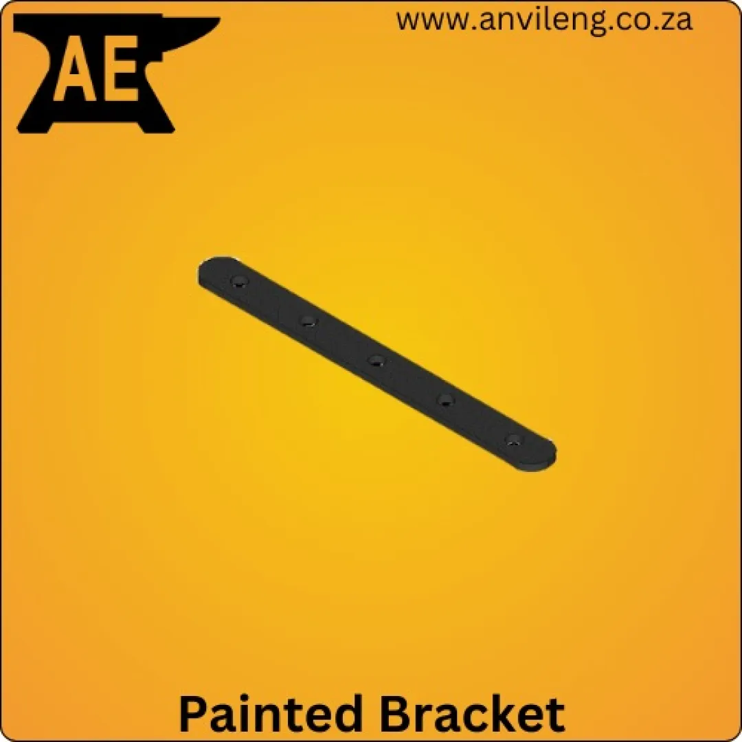 Flat heavy-duty painted bracket (5 Holes) | Anvil Engineering
