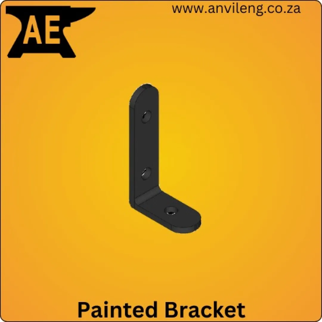 Angle heavy-duty painted bracket (1x2 Hole) | Anvil Engineering