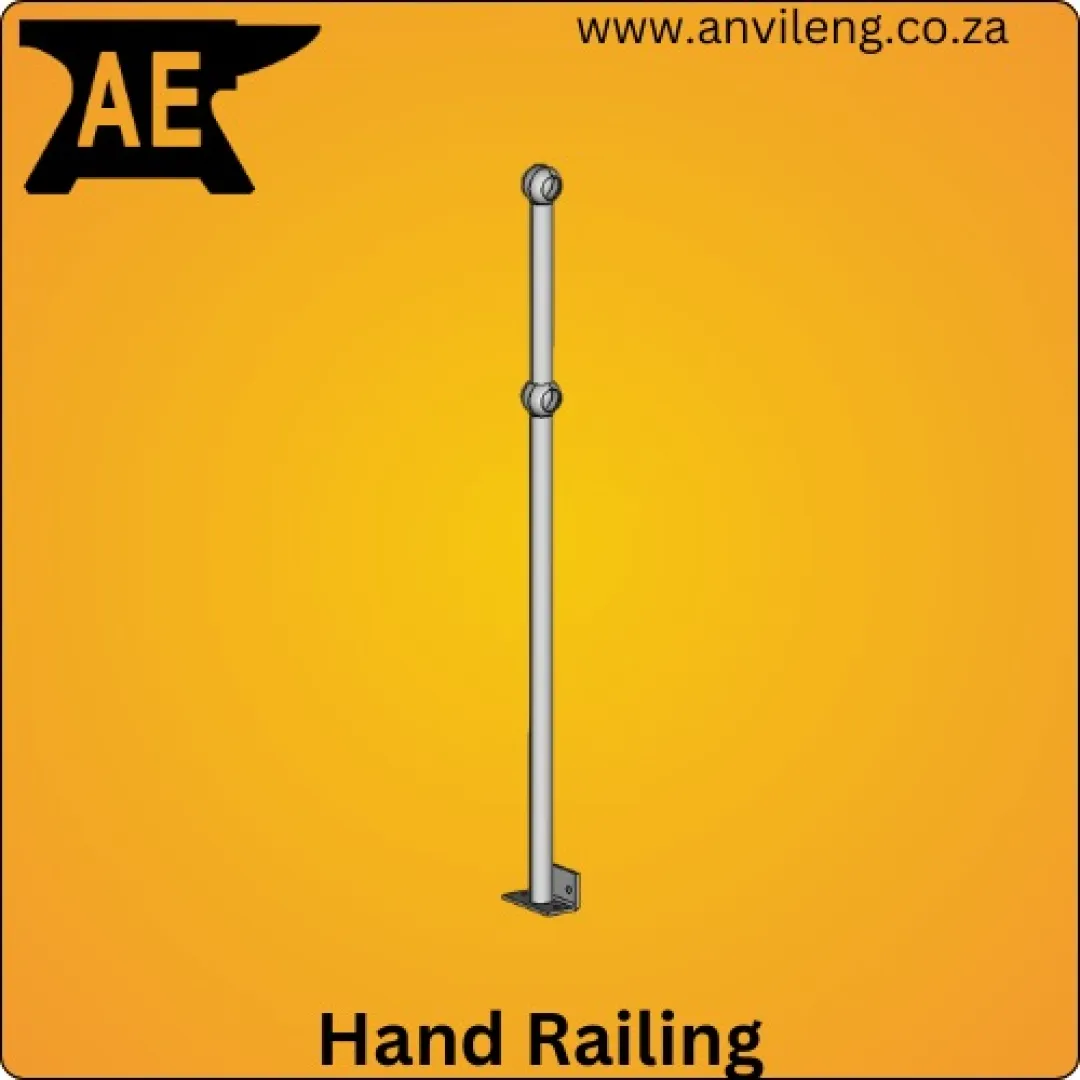 Hamd Railing Double Stanchion 1m by 300mm 90° | Anvil Engineering