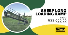 The 6.4m long sheep loading ramp | Tal-Tec