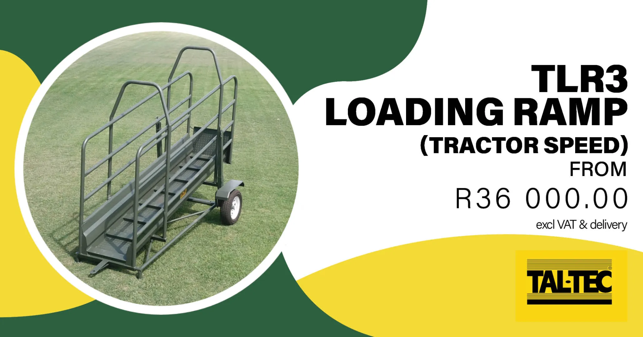 The TLR3 Cattle Loading Ramp (Tractor Speed) | Tal-Tec
