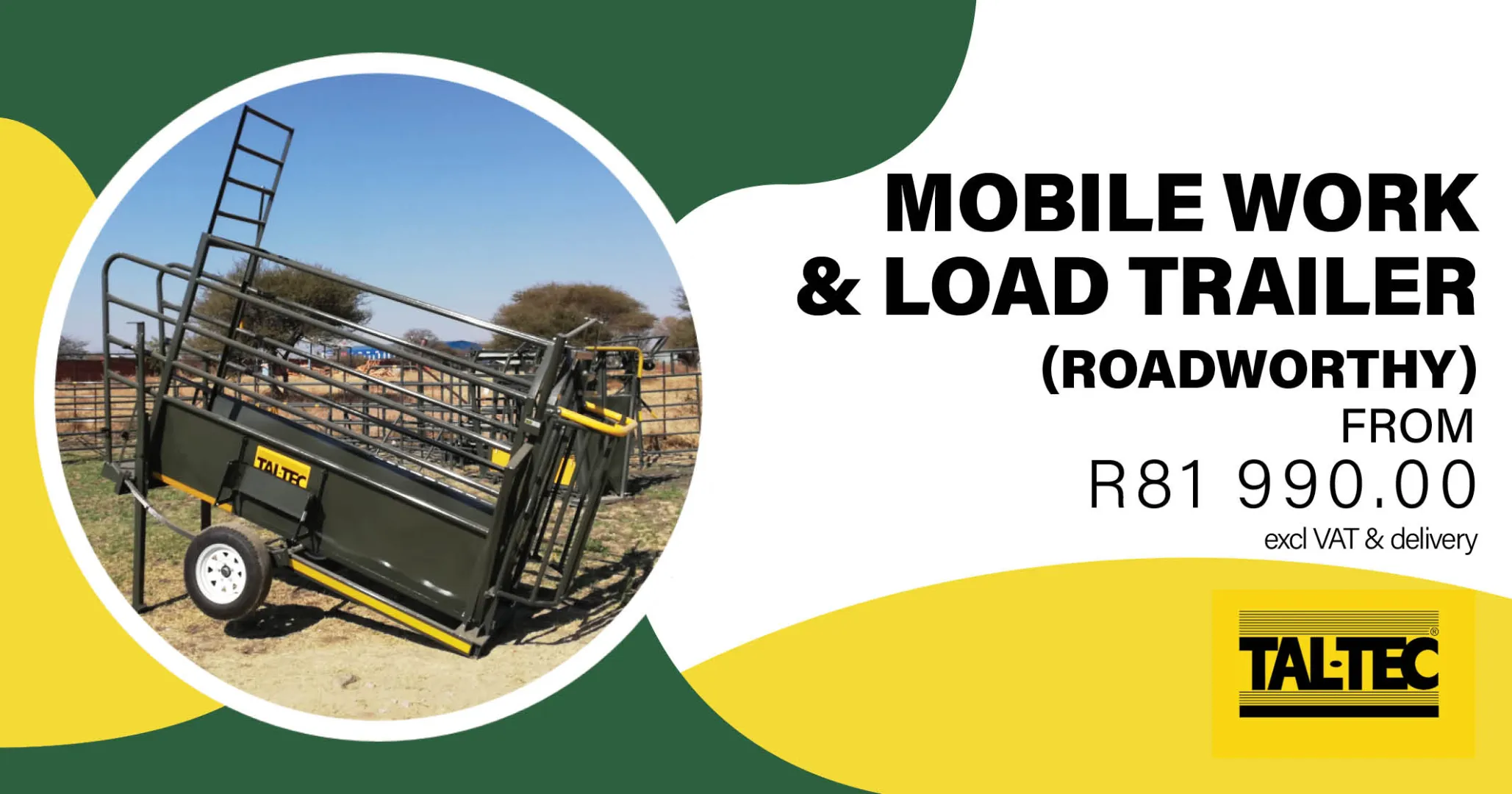 Mobile Work and Load Trailer | Tal-Tec