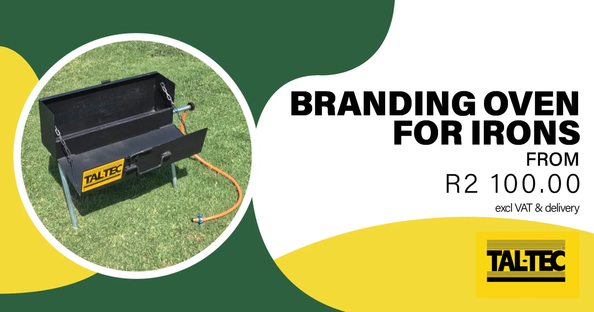 Branding oven with space to store irons inside | Tal-Tec