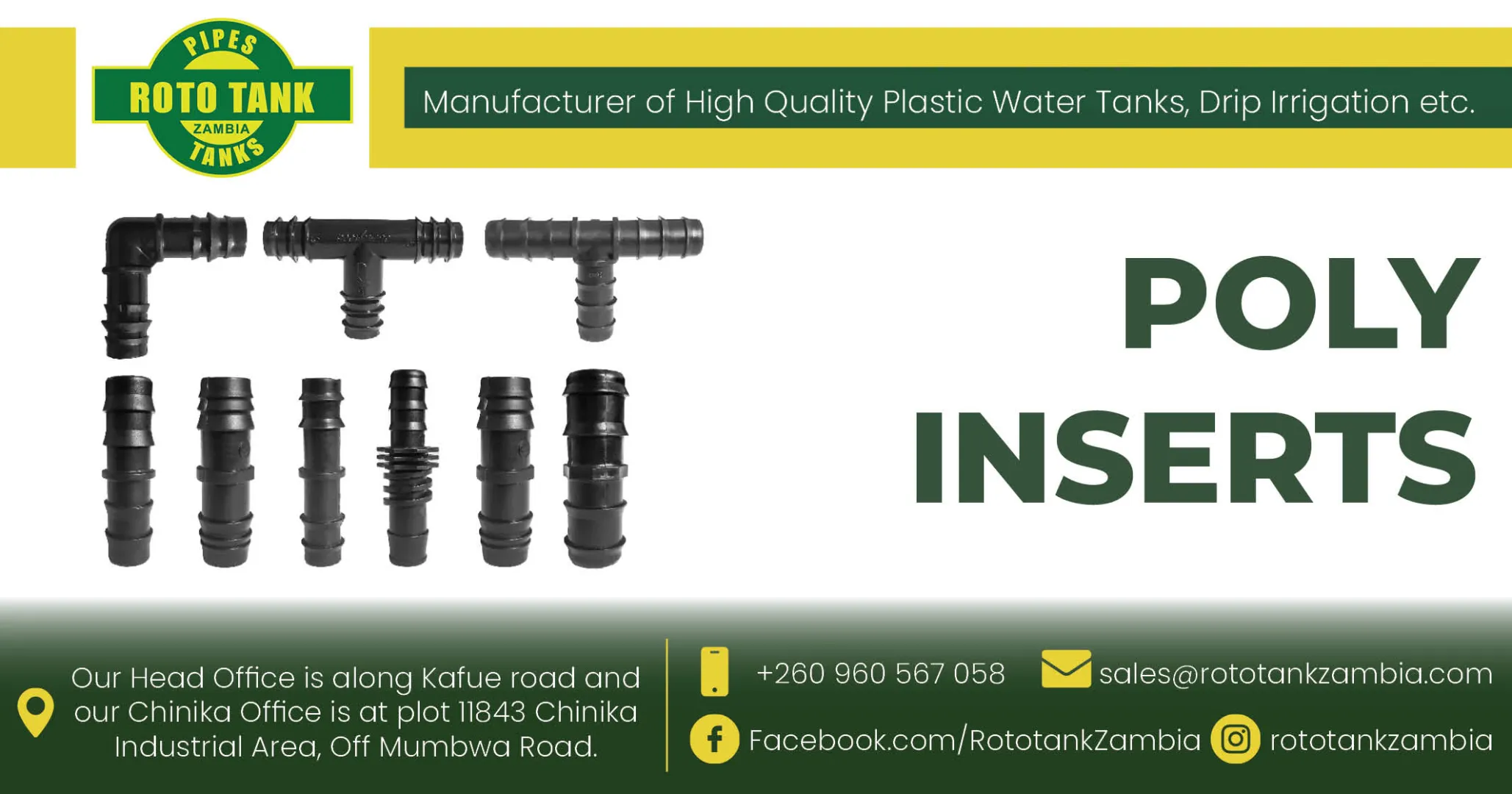 Poly inserts | Roto Tanks