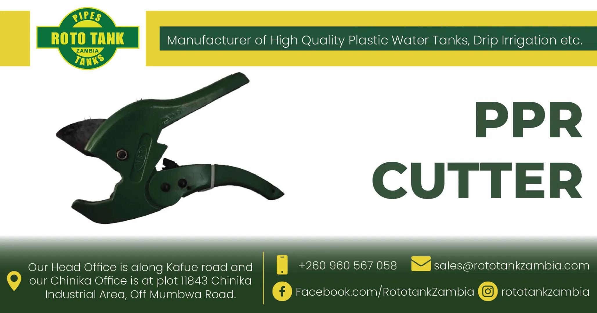 PPR Cutter | Roto Tanks