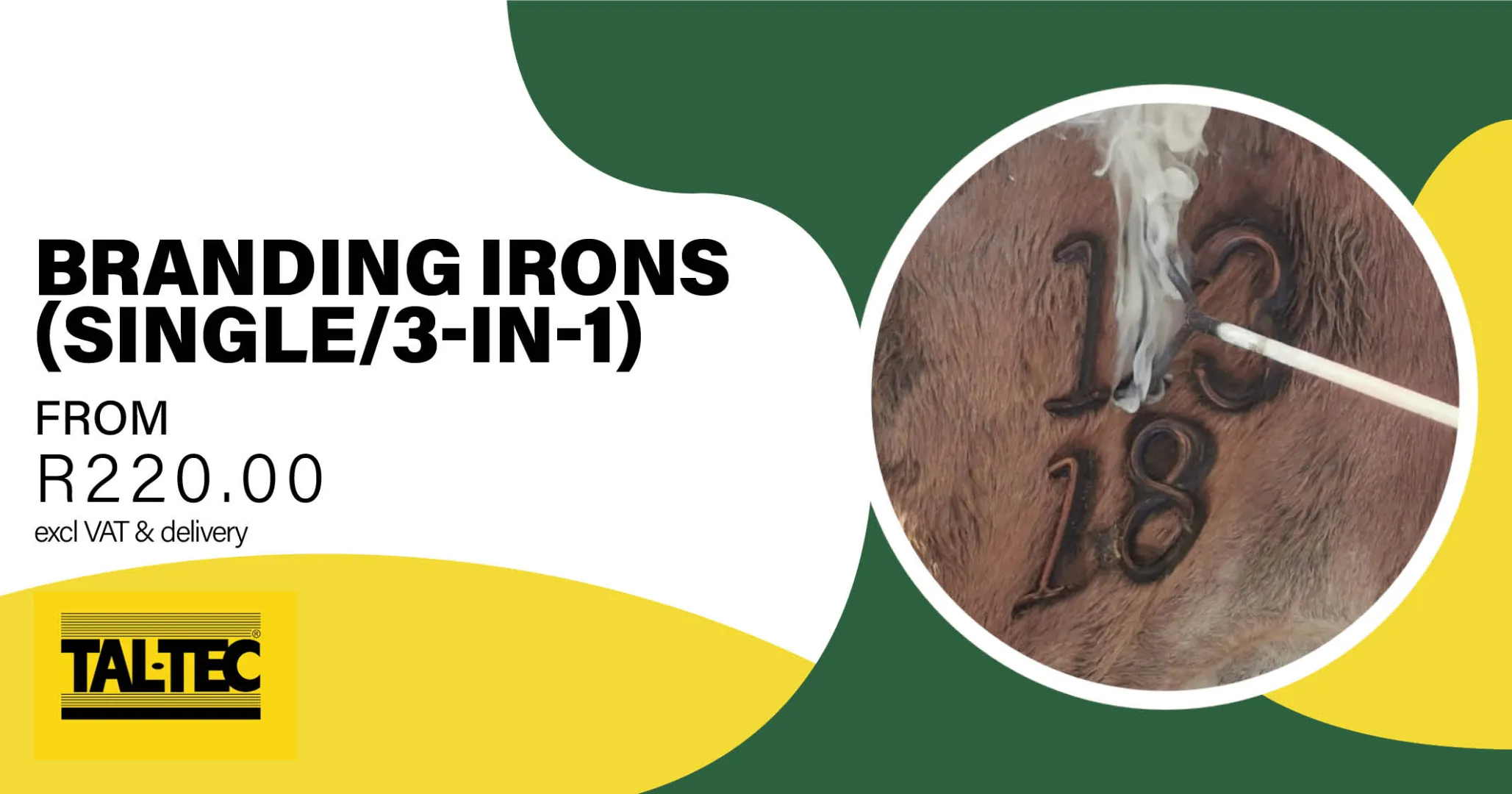 Branding irons (Single/3-in1) | Tal-Tec