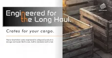 Heavy-duty timber crates for secure cargo | Brits Pallets