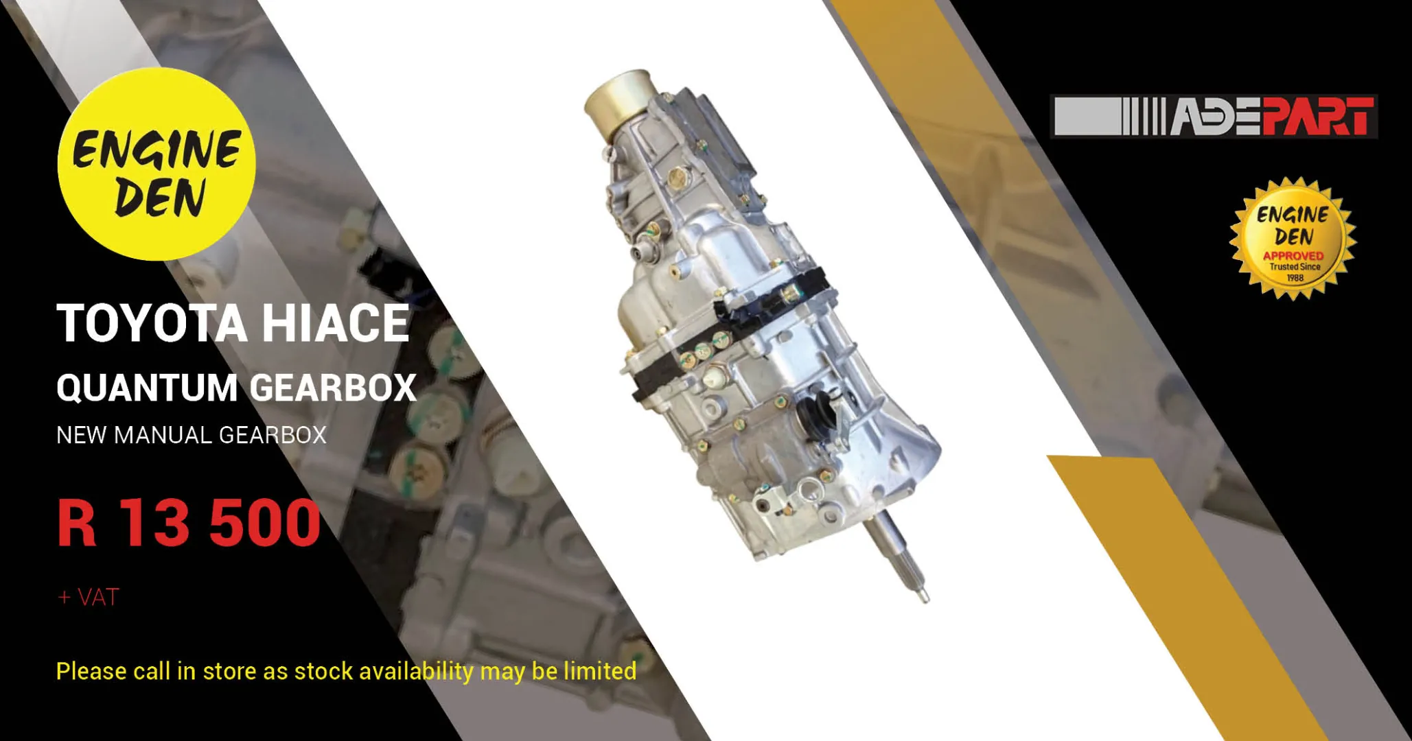 Toyota Hiace Quantum Gearbox Manual (New) | Engine Den