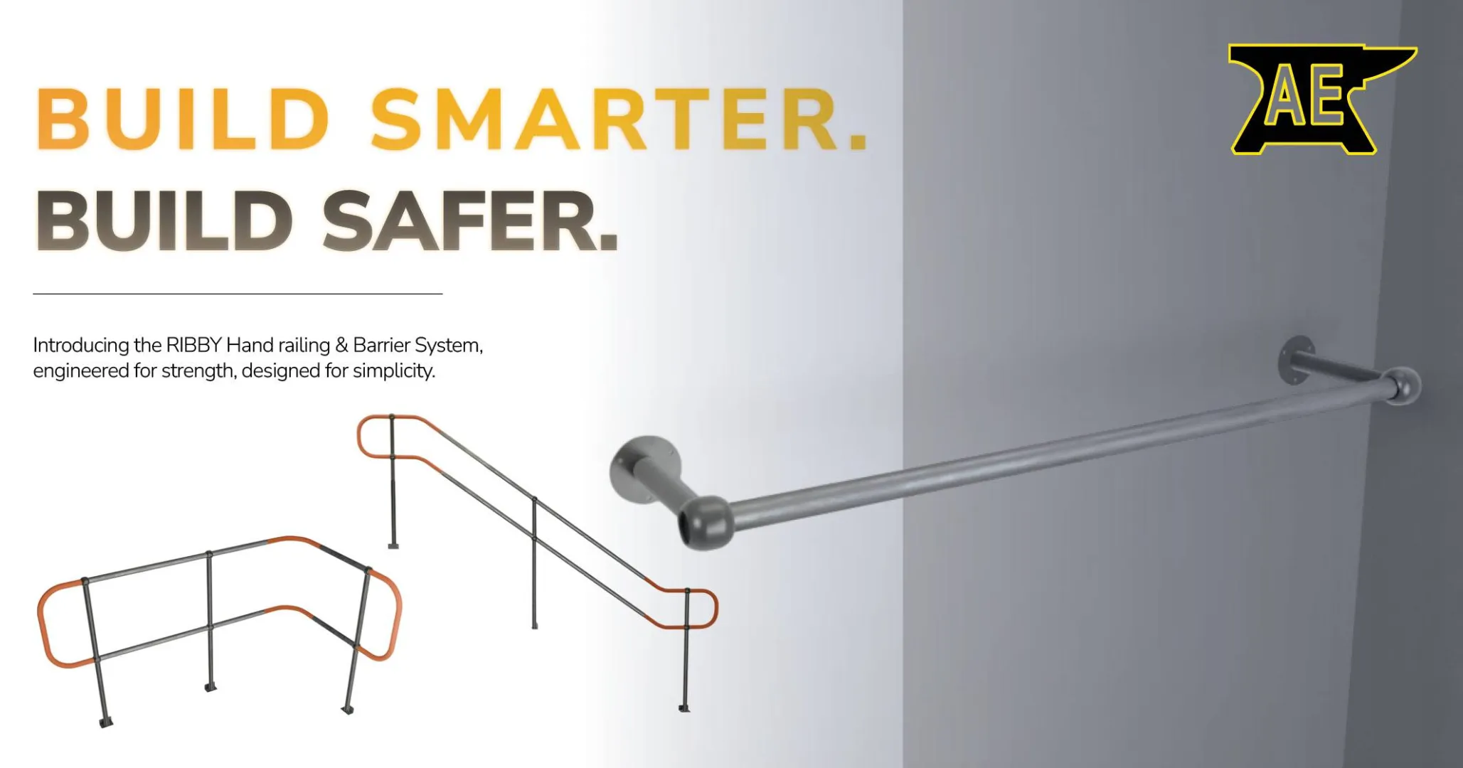 RIBBY hand railing &amp; barrier system: Safe, strong, and easy to install | Anvil Engineering