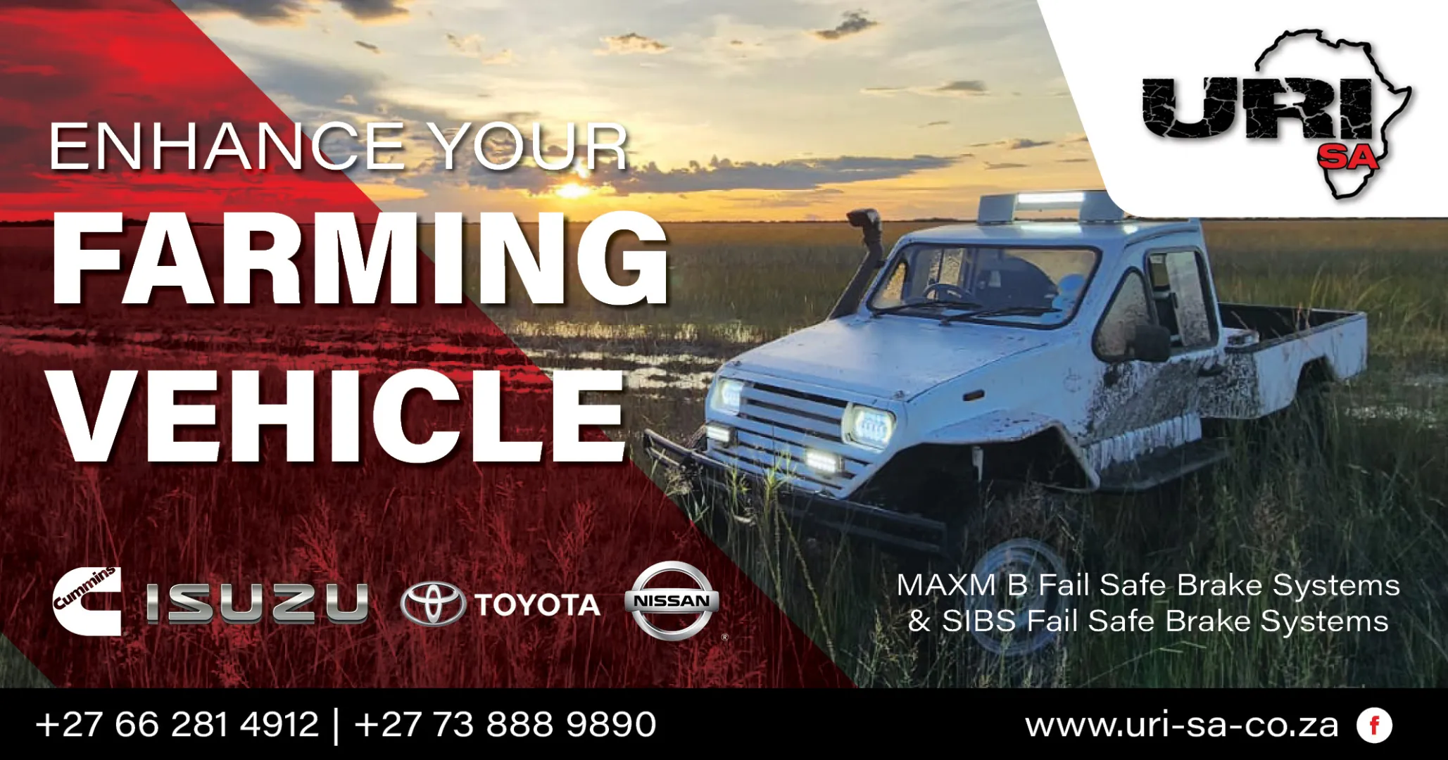 Enhance your farming vehicle | URI - SA Pty Ltd