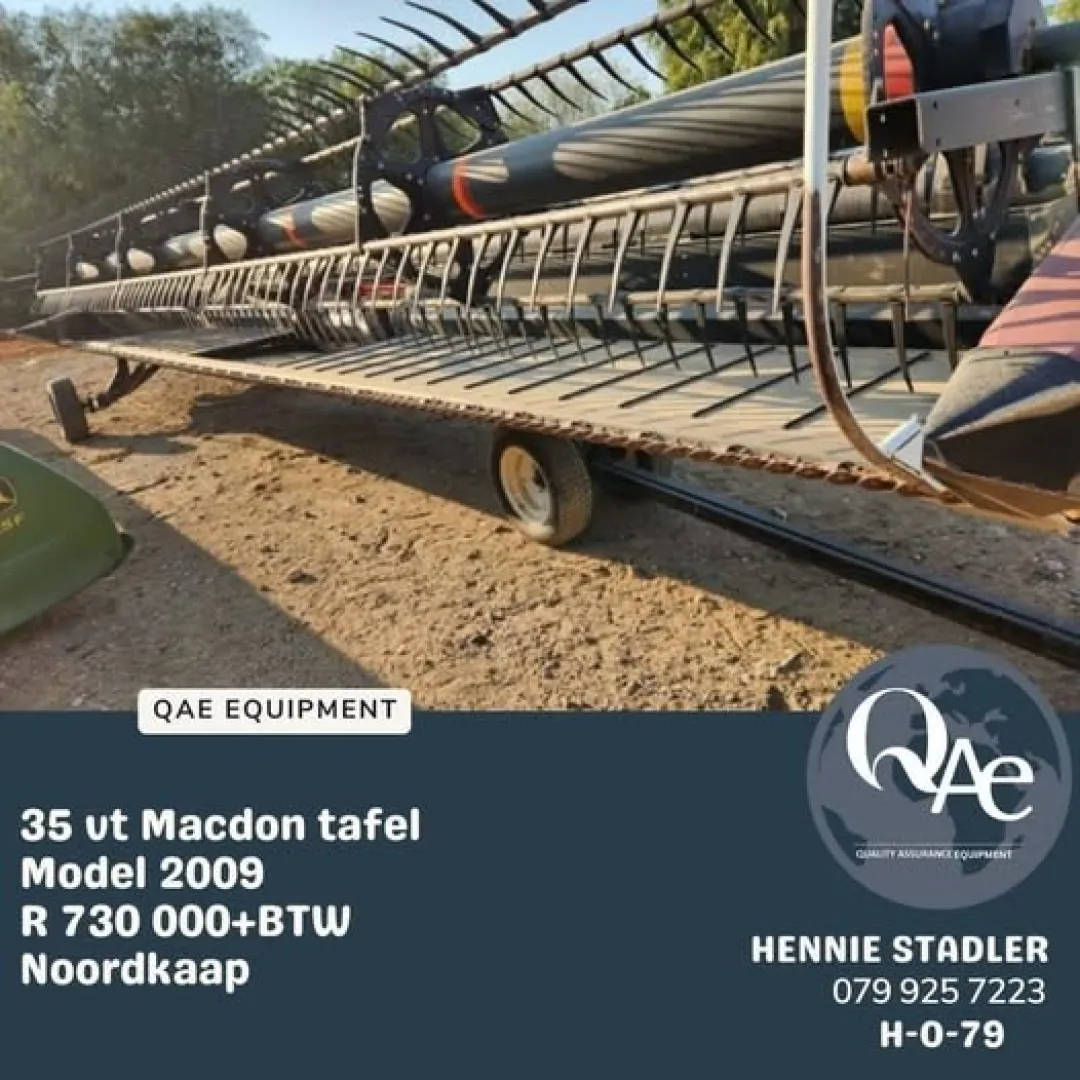 35vt Macdon Tafel |  QAC Equipment