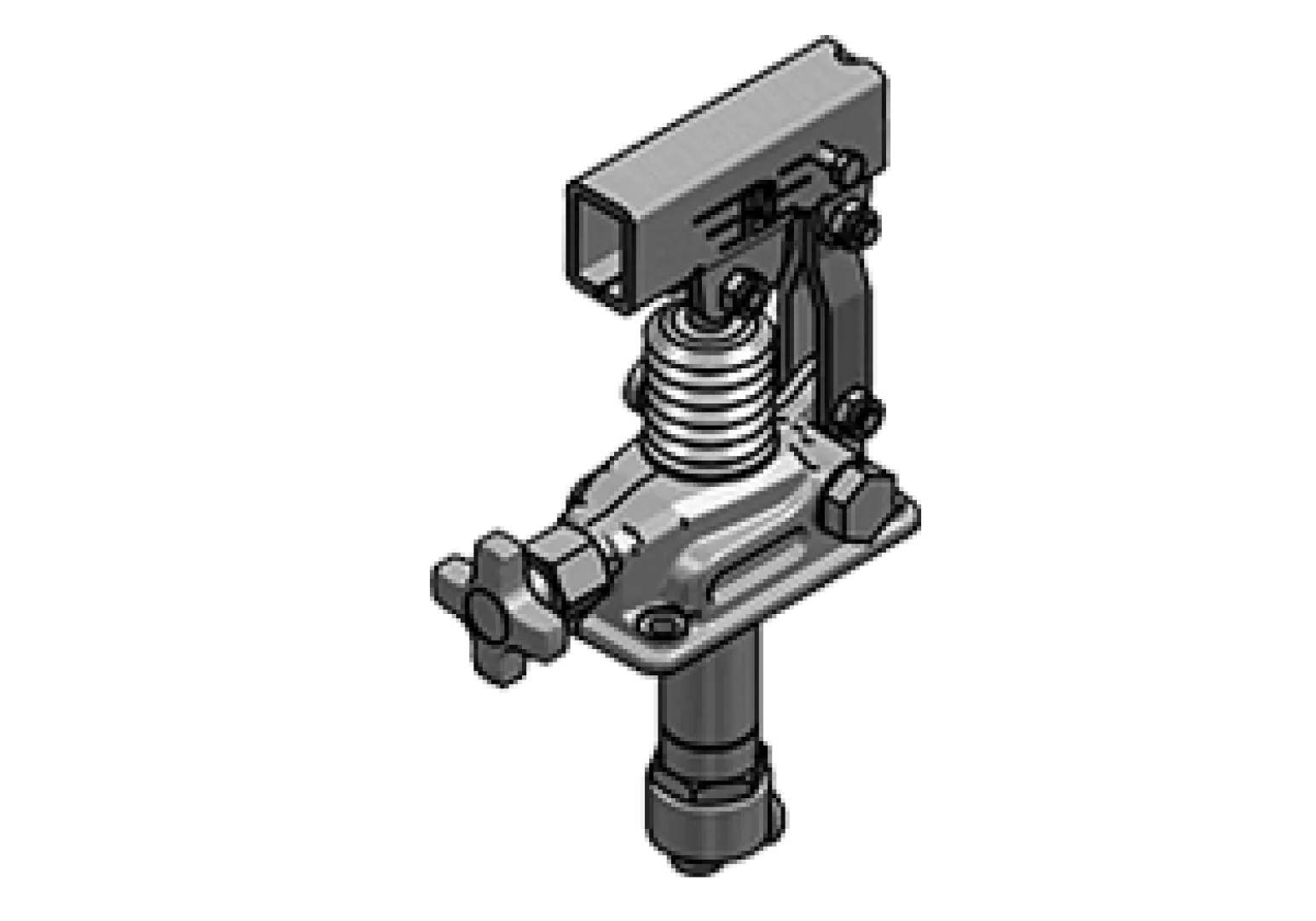 HAND PUMP SUITABLE FOR OIL TANK WITH LOWERING VALVE PAM-TS TYPE