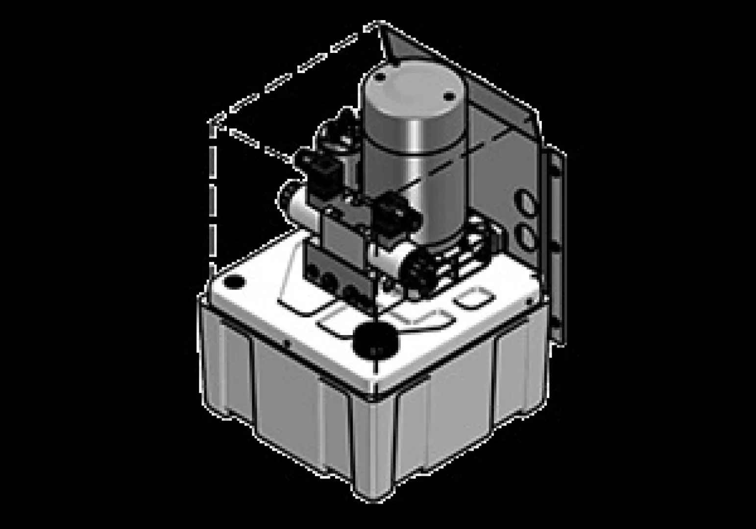 MINI POWER PACK FOR ELEVATING ROOF SYSTEM HV-39X TYPE | Interpump Hydraulics South Africa