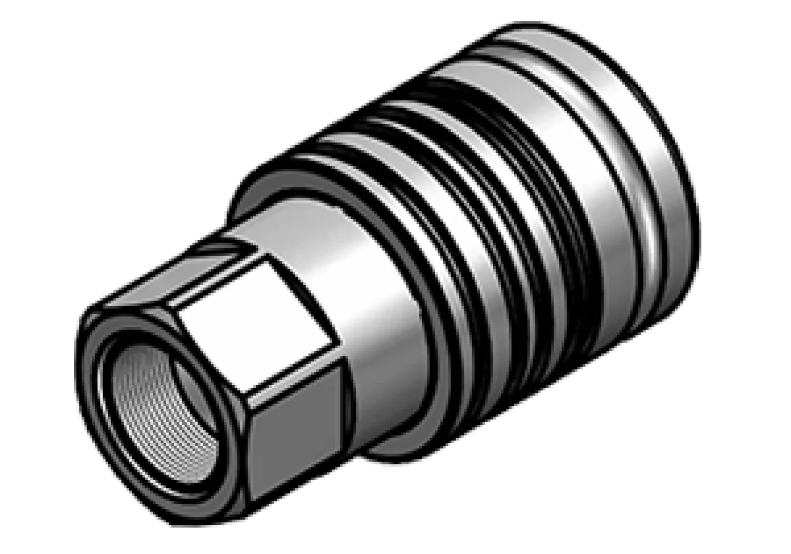 VALVE QUICK RELEASE PUSH-PULL COUPLING AIPVF TYPE | Interpump Hydraulics South Africa