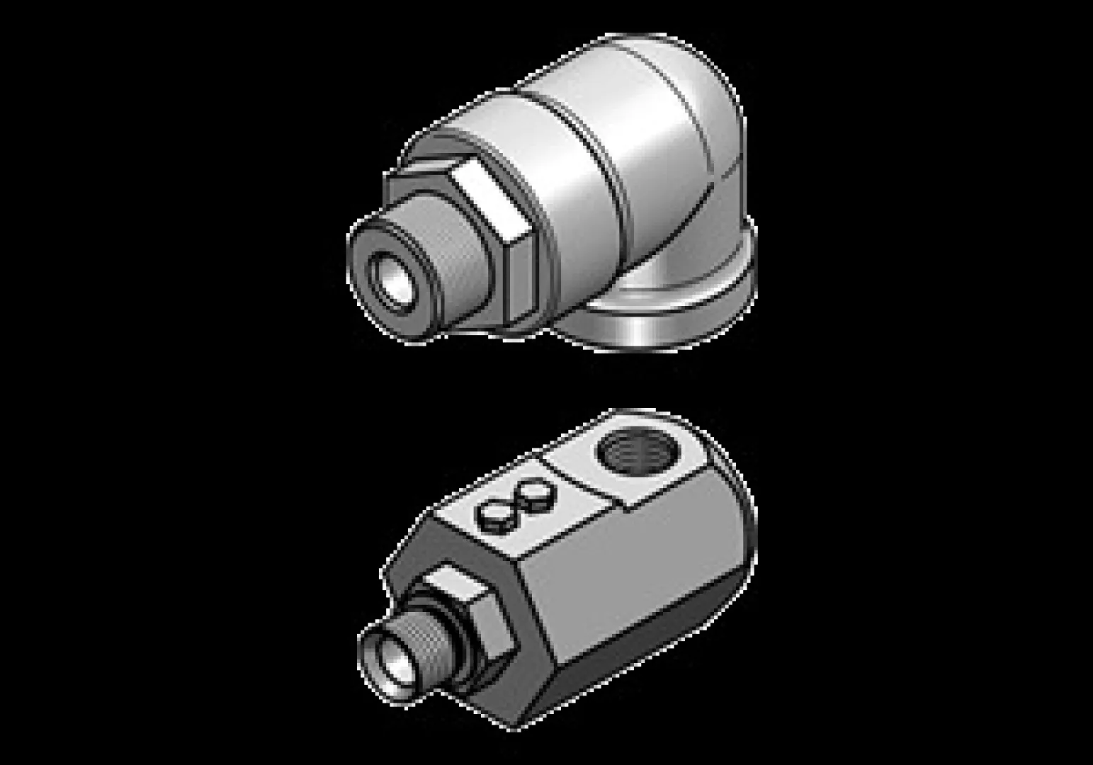 90° ROTARY COUPLING AGG90 TYPE | Interpump Hydraulics South Africa