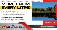 Fuel efficiency designed for demanding agricultural work | Auto Commodities