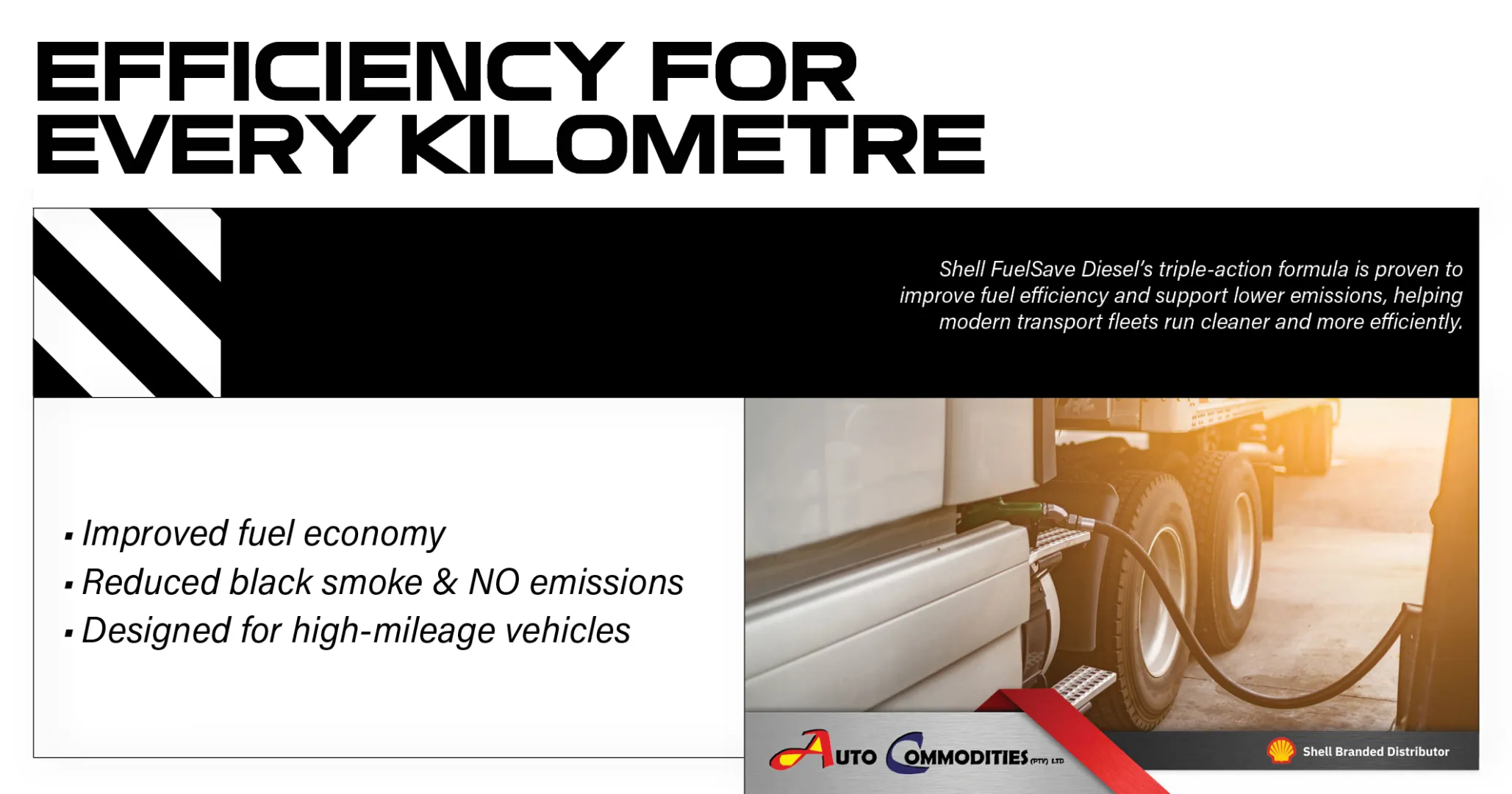 Efficiency for every kilometre with Shell FuelSave Diesel’s triple-action formula | Auto Commodities