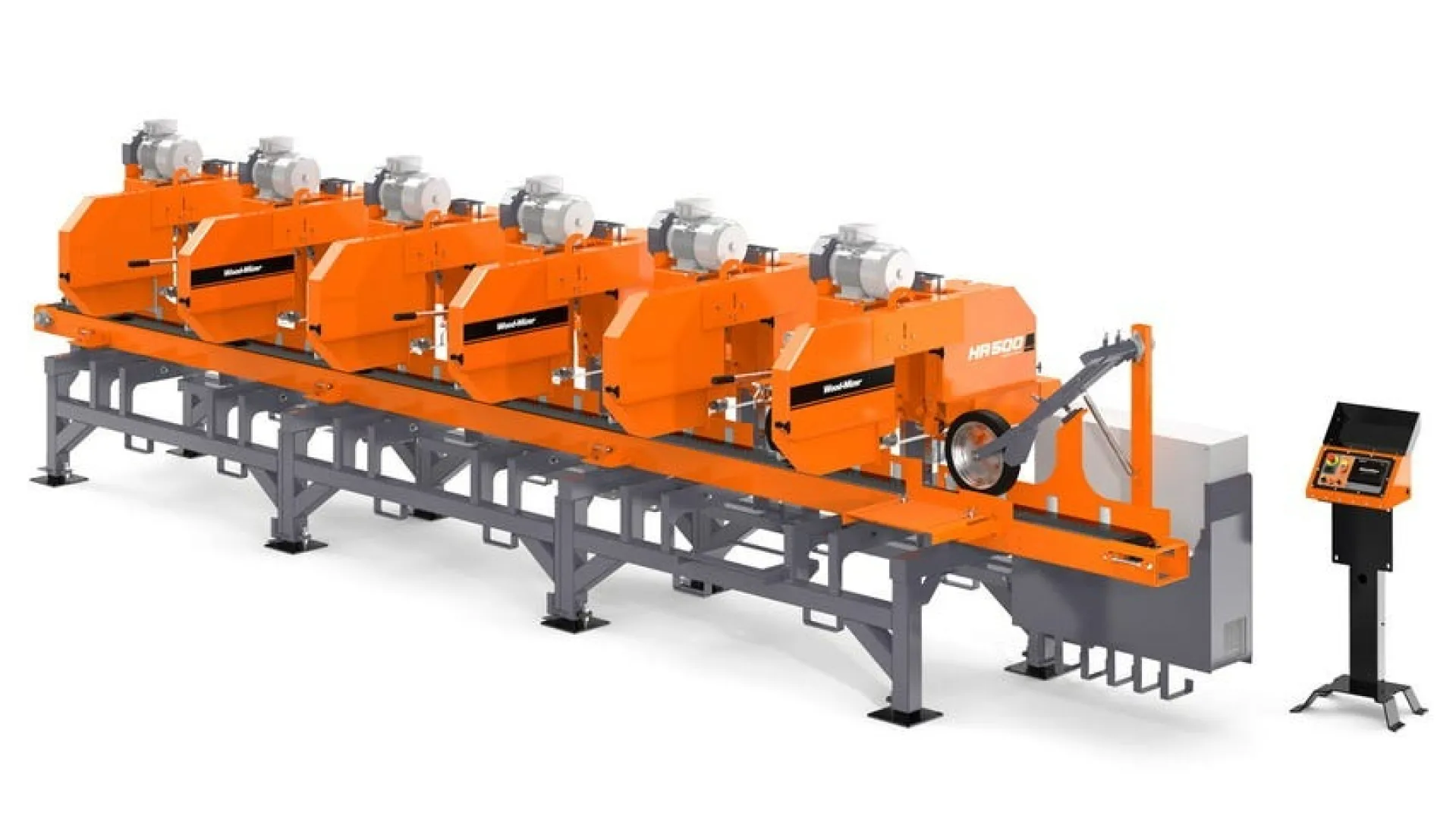 Modular Multi-head Horizontal Resaw | HR500 Multi-Head Resaw | Wood-Mizer