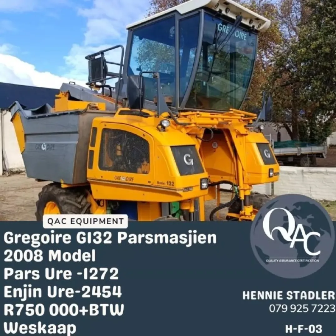 2008 GREGOIRE G132 PRESSING MACHINE | QAC Equipment