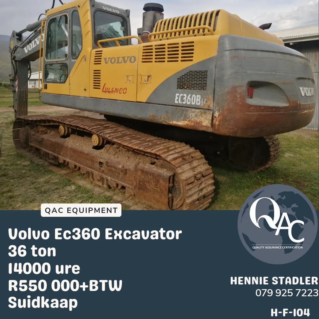 The Volvo Ec360 Excavator | QAC Equipment
