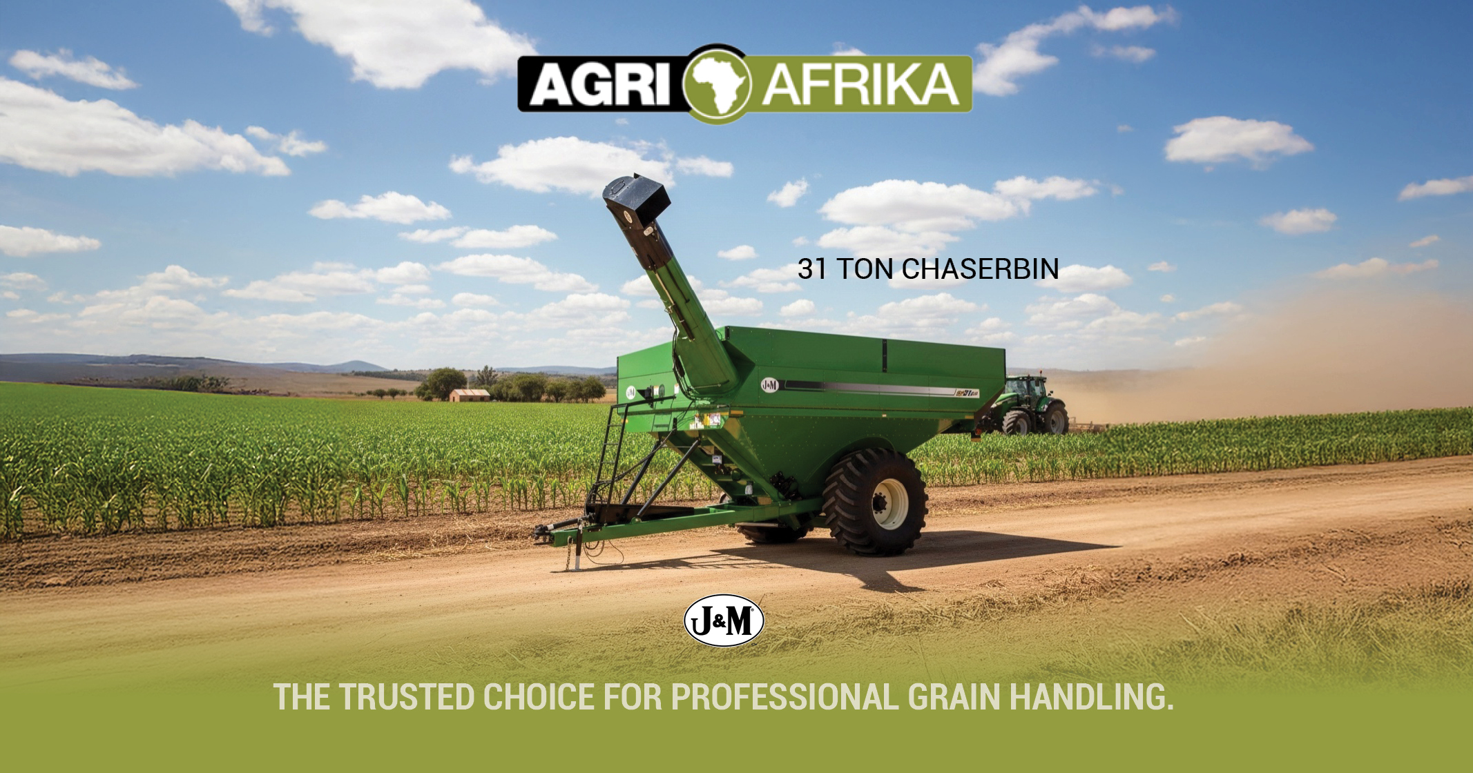 The trusted choice for professional grain handling | 31 ton Chaserbin | Agri Afrika 