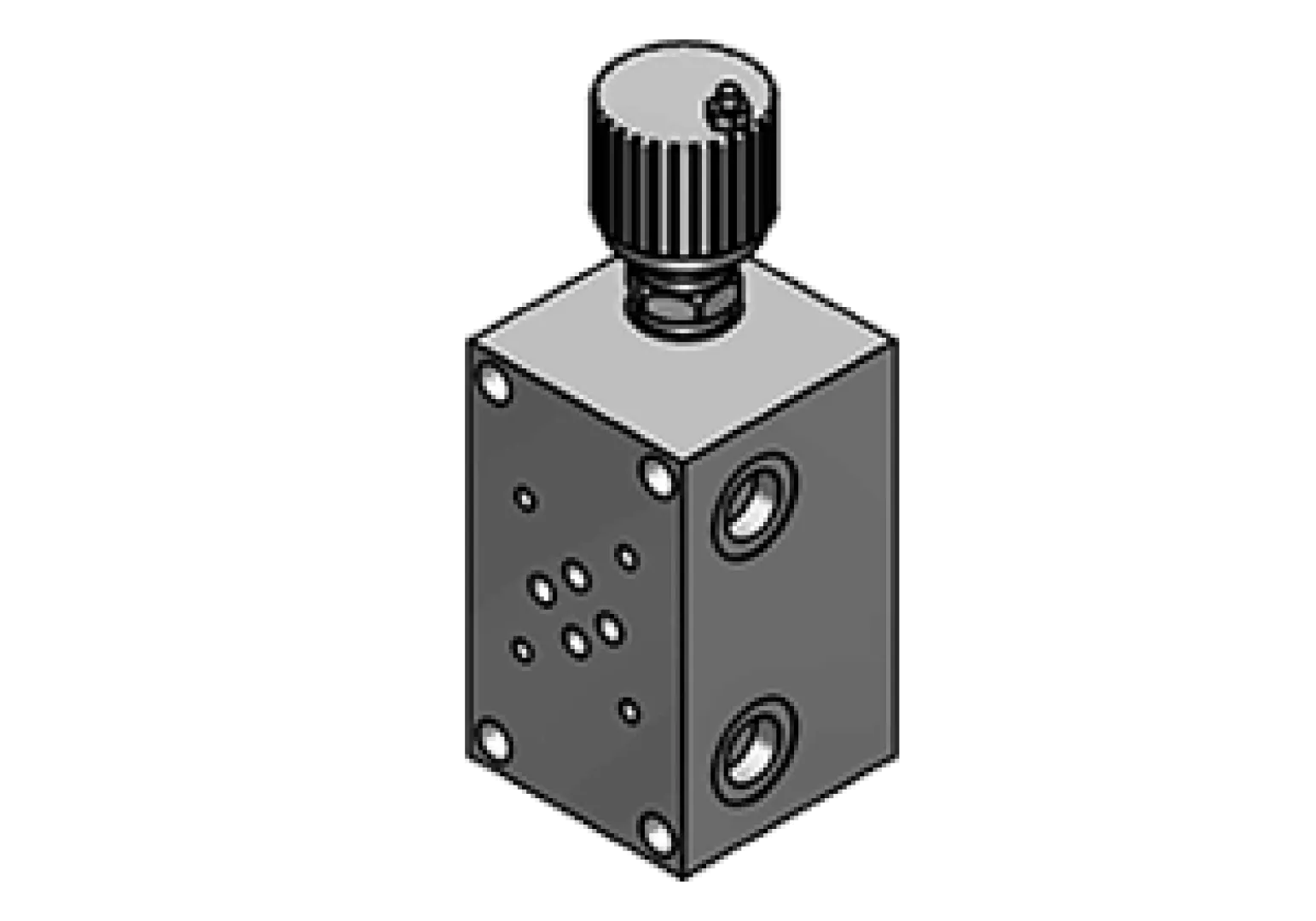 SUB-PLATE FOR SOLENOID VALVES WITH RELIEF VALVE ES3-B TYPE | Interpump Hydraulics South Africa