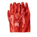 PVC Red Medium Weight 27cm Glove | Bova safety wear | BBF safety