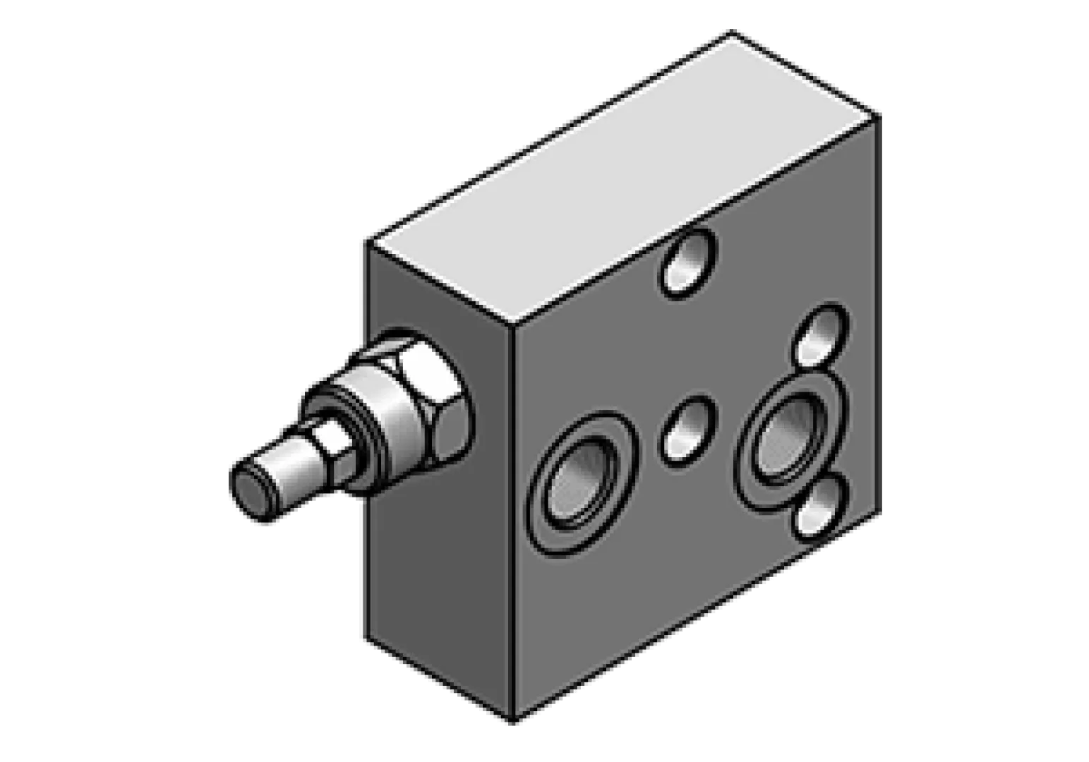 OVERCENTER VALVE FOR MOTORS MP-MR (OMP-OMR) SINGLE ACTING VBCDF-SE (MP-MR) TYPE | Interpump Hydraulics South Africa