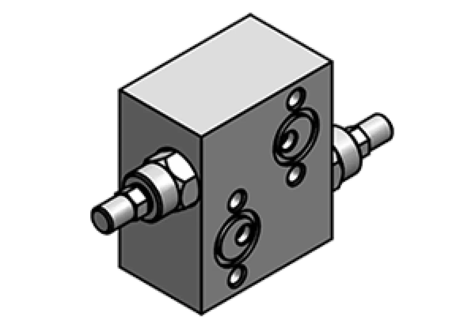 OVERCENTER VALVE FOR MOTORS MPP-MPR-MCP-MCR DOUBLE ACTING VBCDF-DE (MP-MR) TYPE | Interpump Hydraulics South Africa