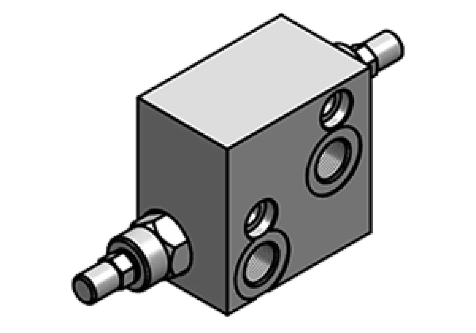 OVERCENTER VALVE FOR MOTORS MPS-MCS DOUBLE ACTING VBCDF-DE (MS) TYPE | Interpump Hydraulics South Africa