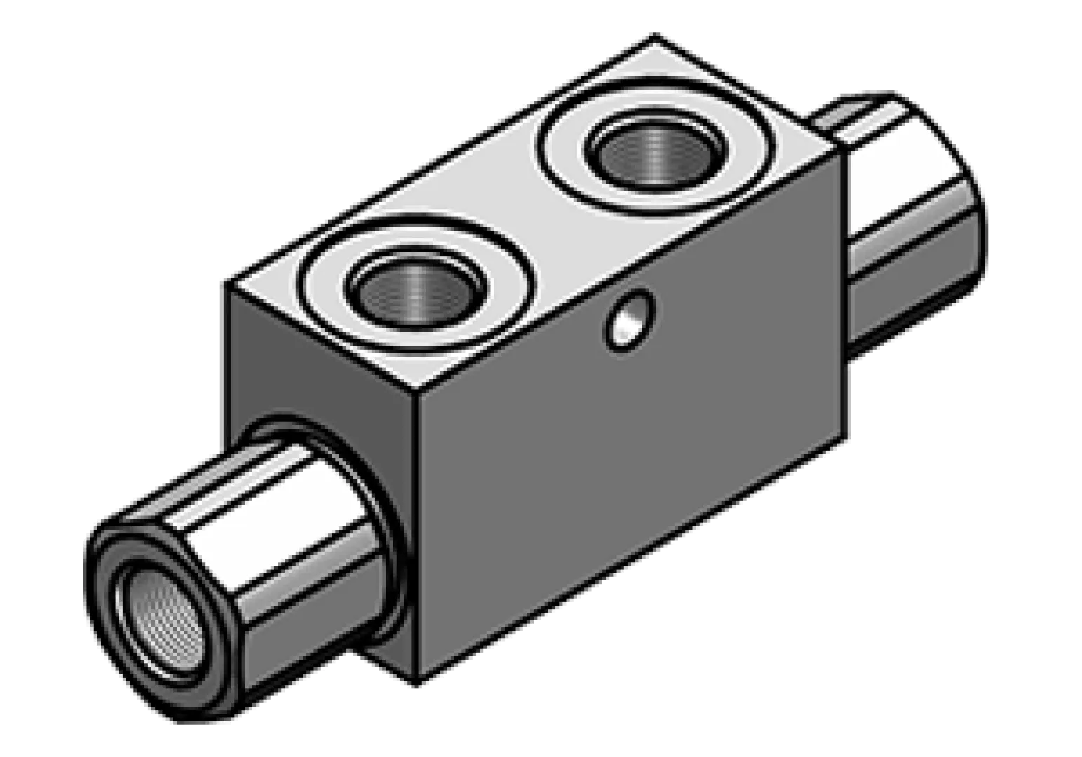 PILOT OPERATED CHECK VALVE DOUBLE ACTING VRDE-F..FF TYPE | Interpump Hydraulics South Africa