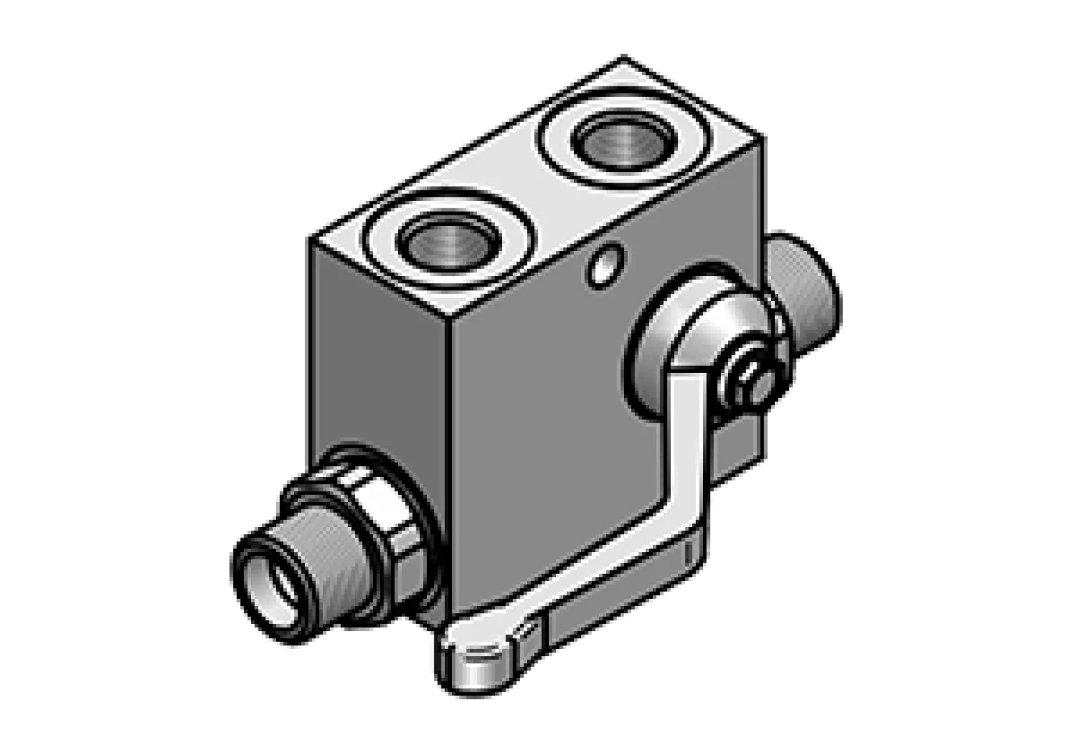 PILOT OPERATED CHECK VALVE DIN 2353 + BY PASS SINGLE ACTING VRPSE-DIN TYPE | Interpump Hydraulics South Africa