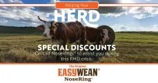 SPECIAL DISCOUNTS | On calf NoseRings® to assist you during this FMD crisis | EasyWean® NoseRings